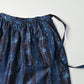 45R Indigo Chandelier Flower Apron Skirt