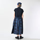 45R Indigo Chandelier Flower Apron Skirt