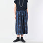 45R Indigo Chandelier Flower Apron Skirt