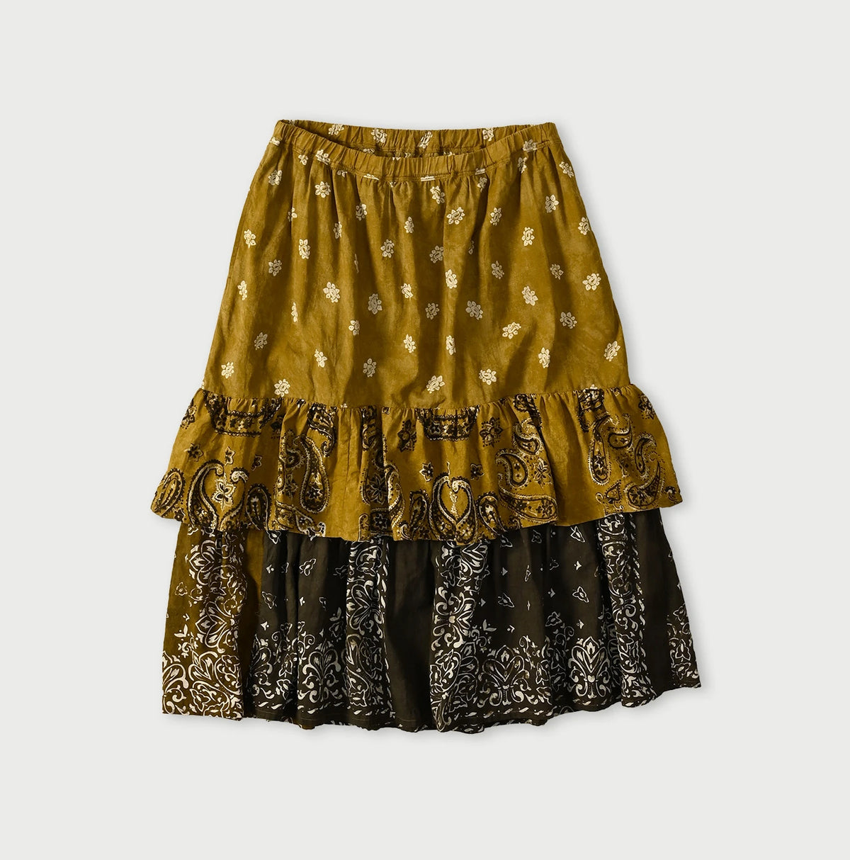 45R Bandana Mix à la Mode Tiered Frill Petti Skirt