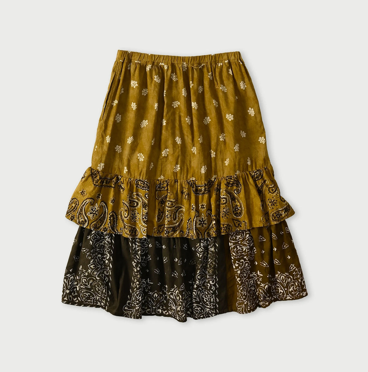 45R Bandana Mix à la Mode Tiered Frill Petti Skirt