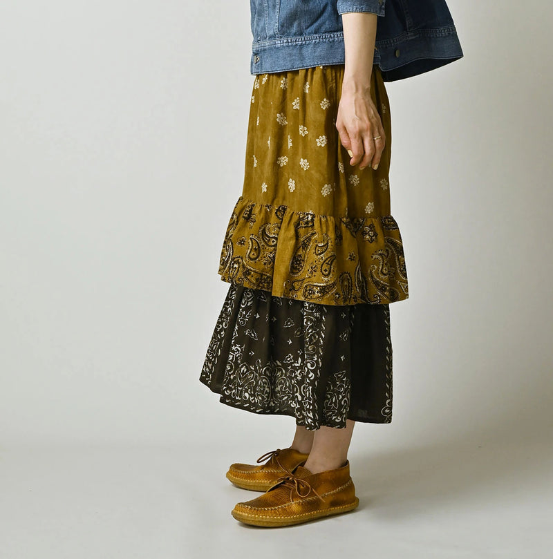 45R Bandana Mix à la Mode Tiered Frill Petti Skirt - Image 4