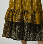45R Bandana Mix à la Mode Tiered Frill Petti Skirt