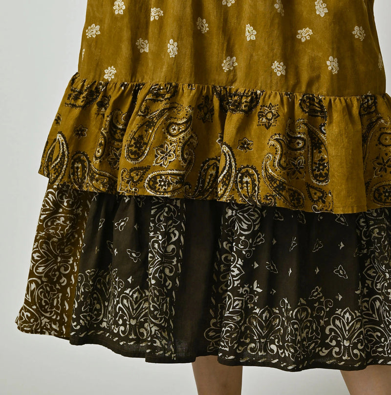 45R Bandana Mix à la Mode Tiered Frill Petti Skirt - Image 8