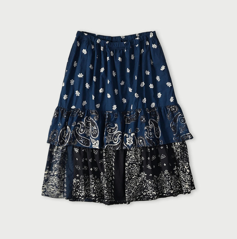 45R IDG Bandana Mix à la Mode Tiered Frill Petti Skirt - Image 1