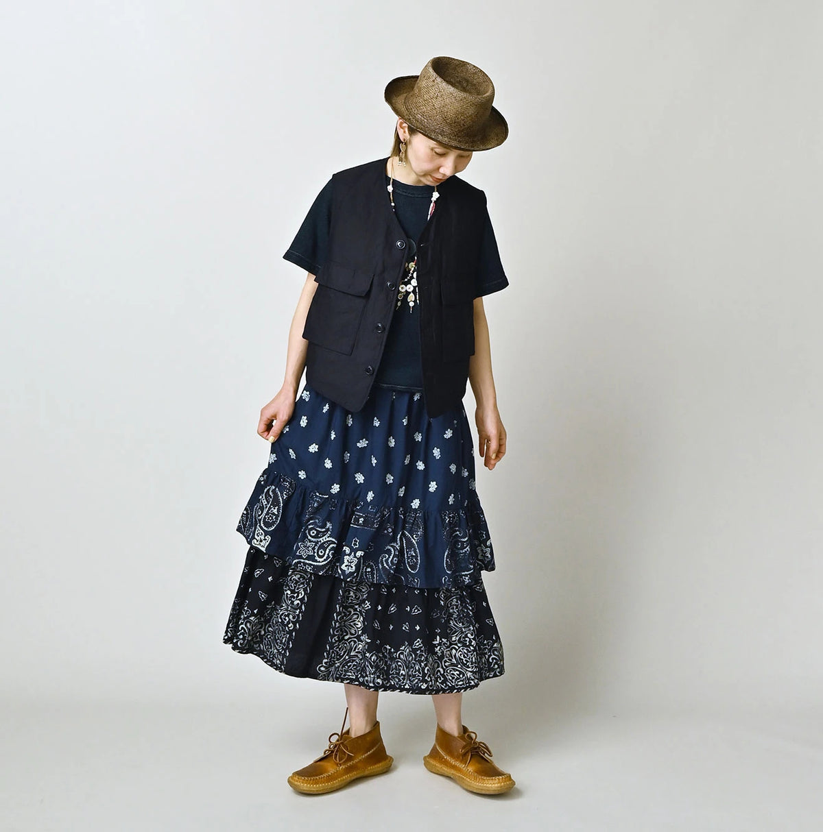45R IDG Bandana Mix à la Mode Tiered Frill Petti Skirt