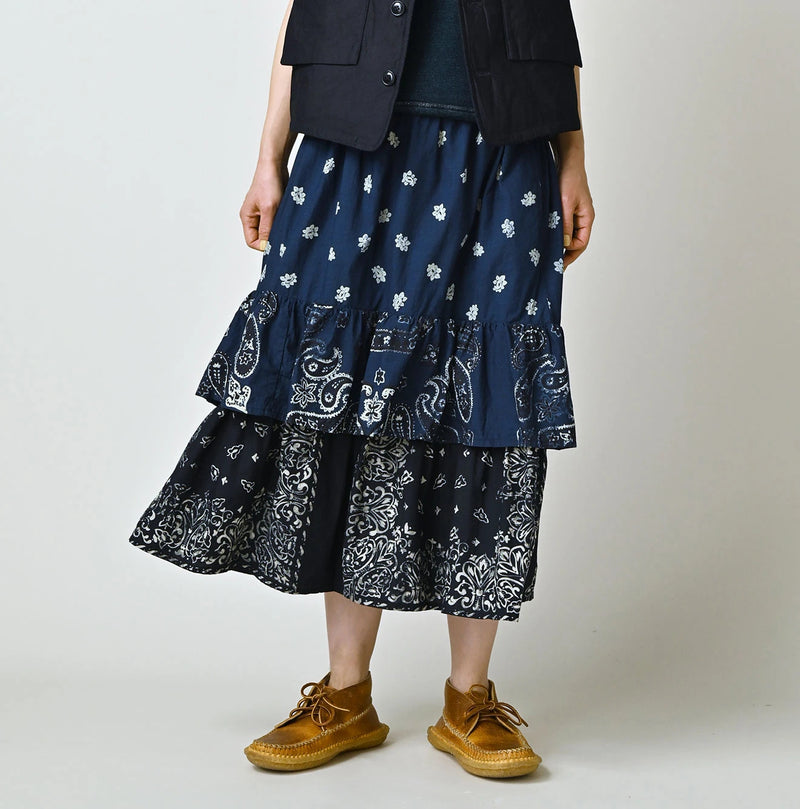 45R IDG Bandana Mix à la Mode Tiered Frill Petti Skirt - Image 3