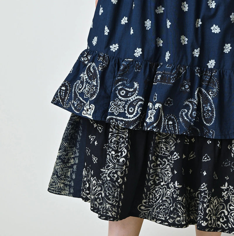 45R IDG Bandana Mix à la Mode Tiered Frill Petti Skirt - Image 8