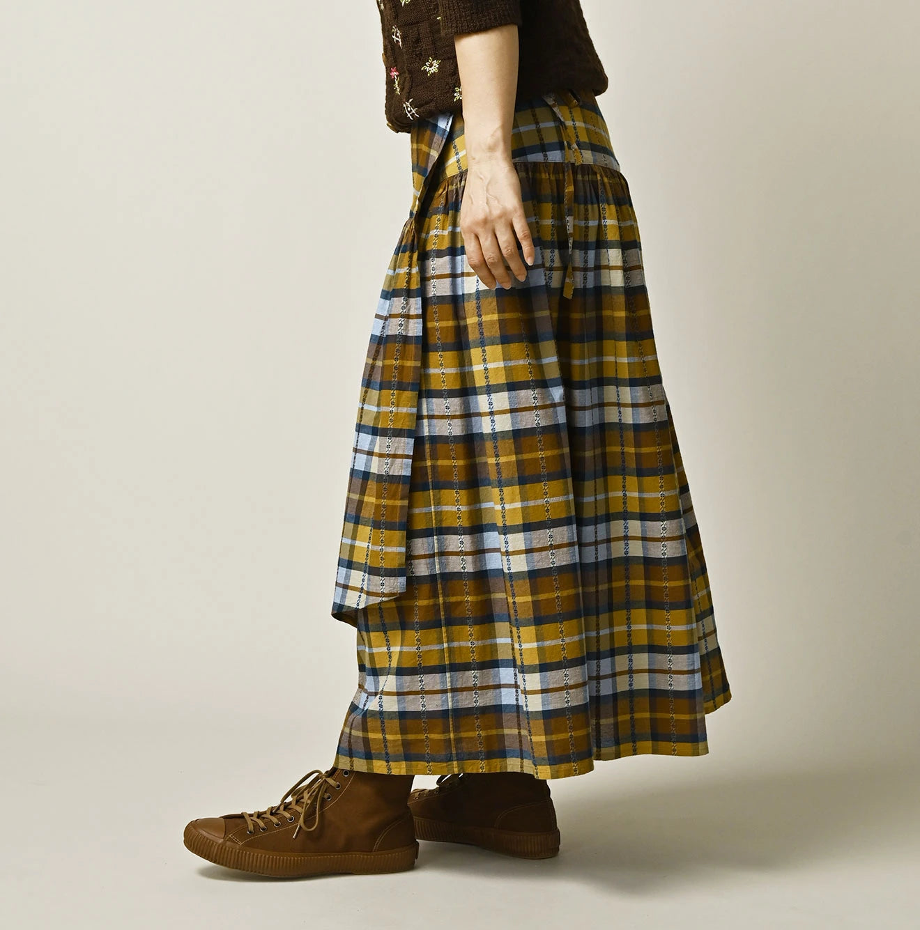 45R Khadi Dobby Multi Skirt - Image 6