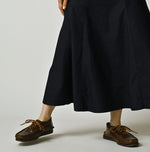 45R Indigo Light Back Sateen Soufflé Skirt
