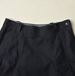 45R Indigo Light Back Sateen Soufflé Skirt