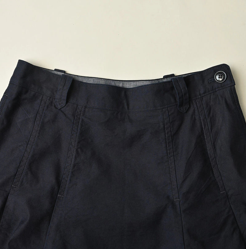 45R Indigo Light Back Sateen Soufflé Skirt - Image 11