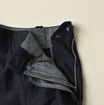 45R Indigo Light Back Sateen Soufflé Skirt