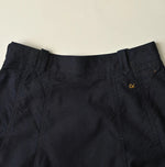 45R Indigo Light Back Sateen Soufflé Skirt