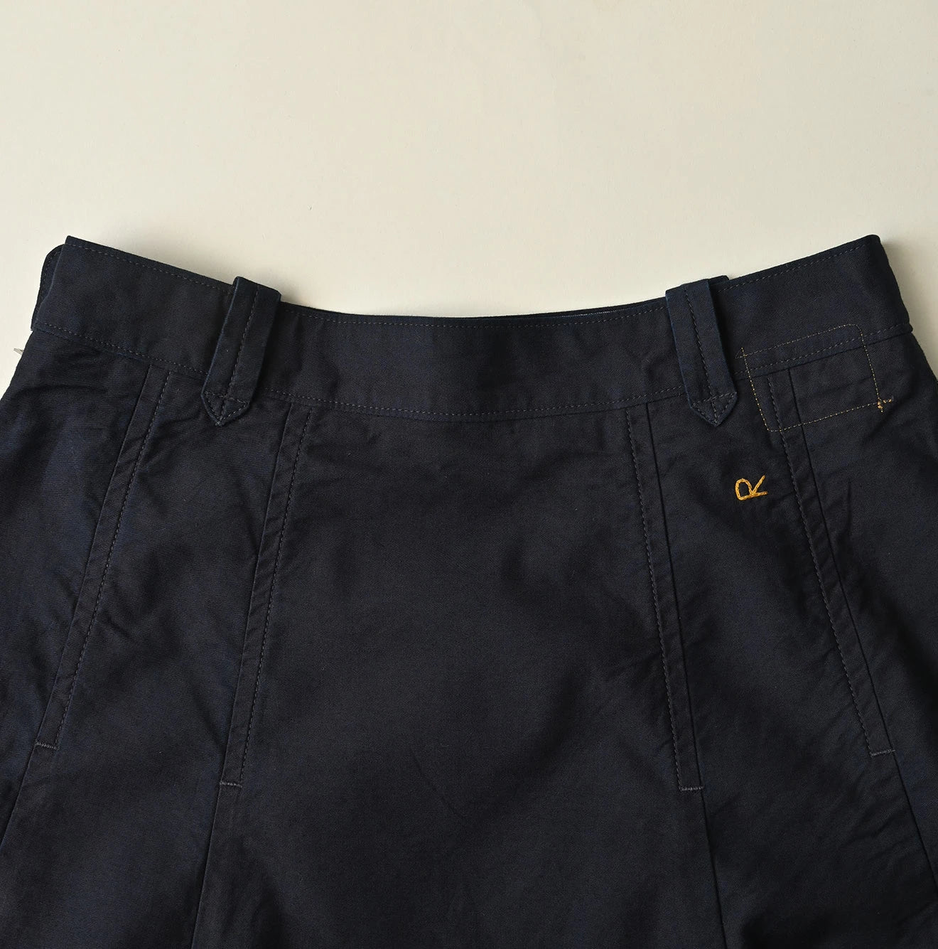 45R Indigo Light Back Sateen Soufflé Skirt - Image 13