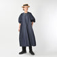 45R 45 Petit Denim Puff Sleeve Dress
