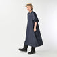 45R 45 Petit Denim Puff Sleeve Dress