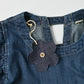 45R 45 Petit Denim Puff Sleeve Dress
