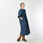 45R 45 Petit Denim Puff Sleeve Dress