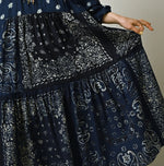 45R IDG Bandana Mix à la Mode Patchwork Tiered Dress
