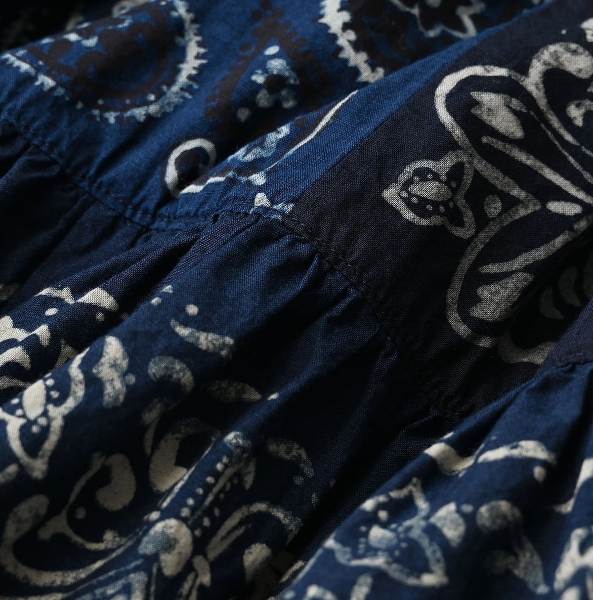 45R IDG Bandana Mix à la Mode Patchwork Tiered Dress