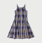 45R Saffron Block Print Umbrella Dress