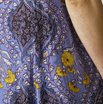 45R Saffron Block Print Umbrella Dress