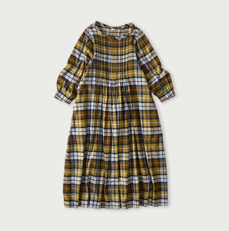 45R Khadi Dobby Tuck Dress - Image 2