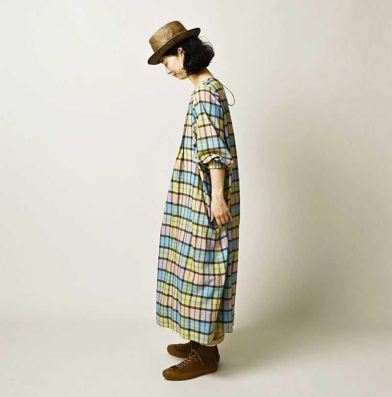 45R Khadi Dobby Tuck Dress - Image 4