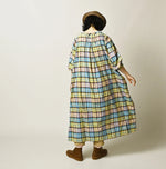 45R Khadi Dobby Tuck Dress