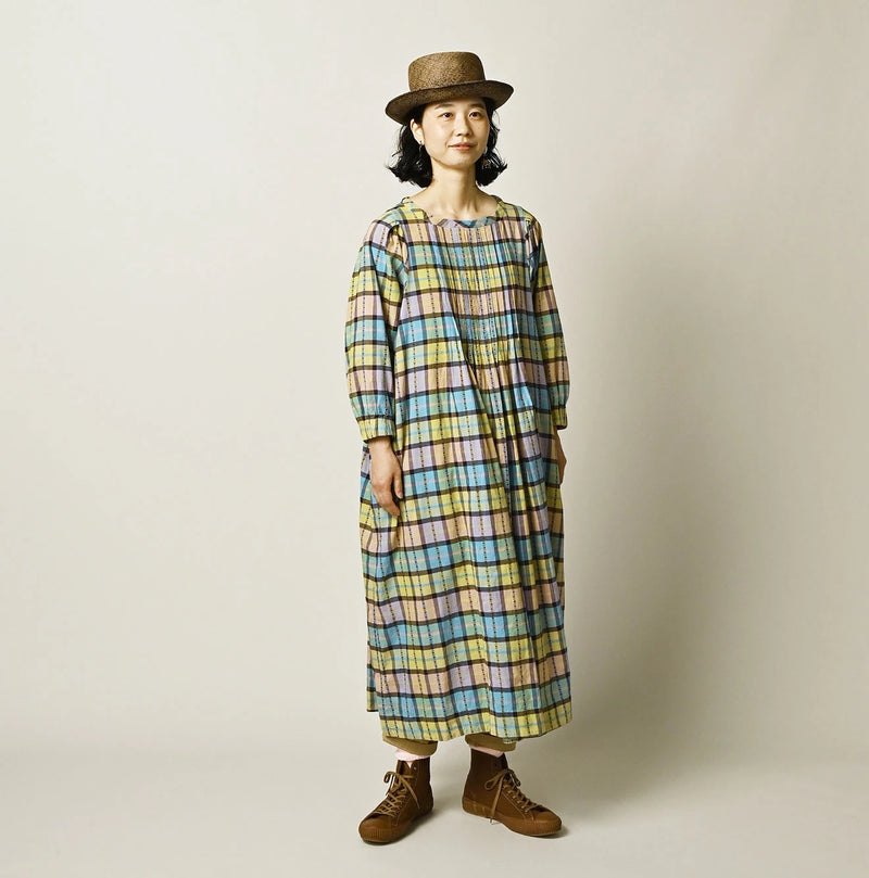 45R Khadi Dobby Tuck Dress - Image 6