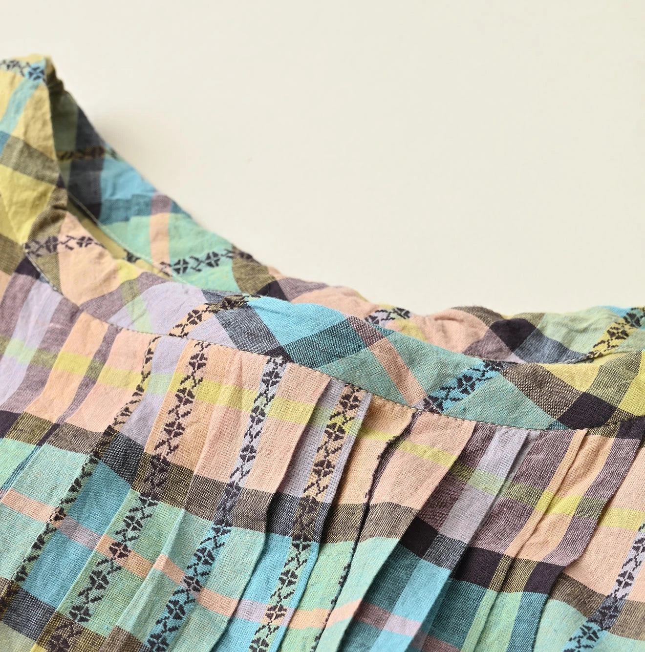 45R Khadi Dobby Tuck Dress - Image 14
