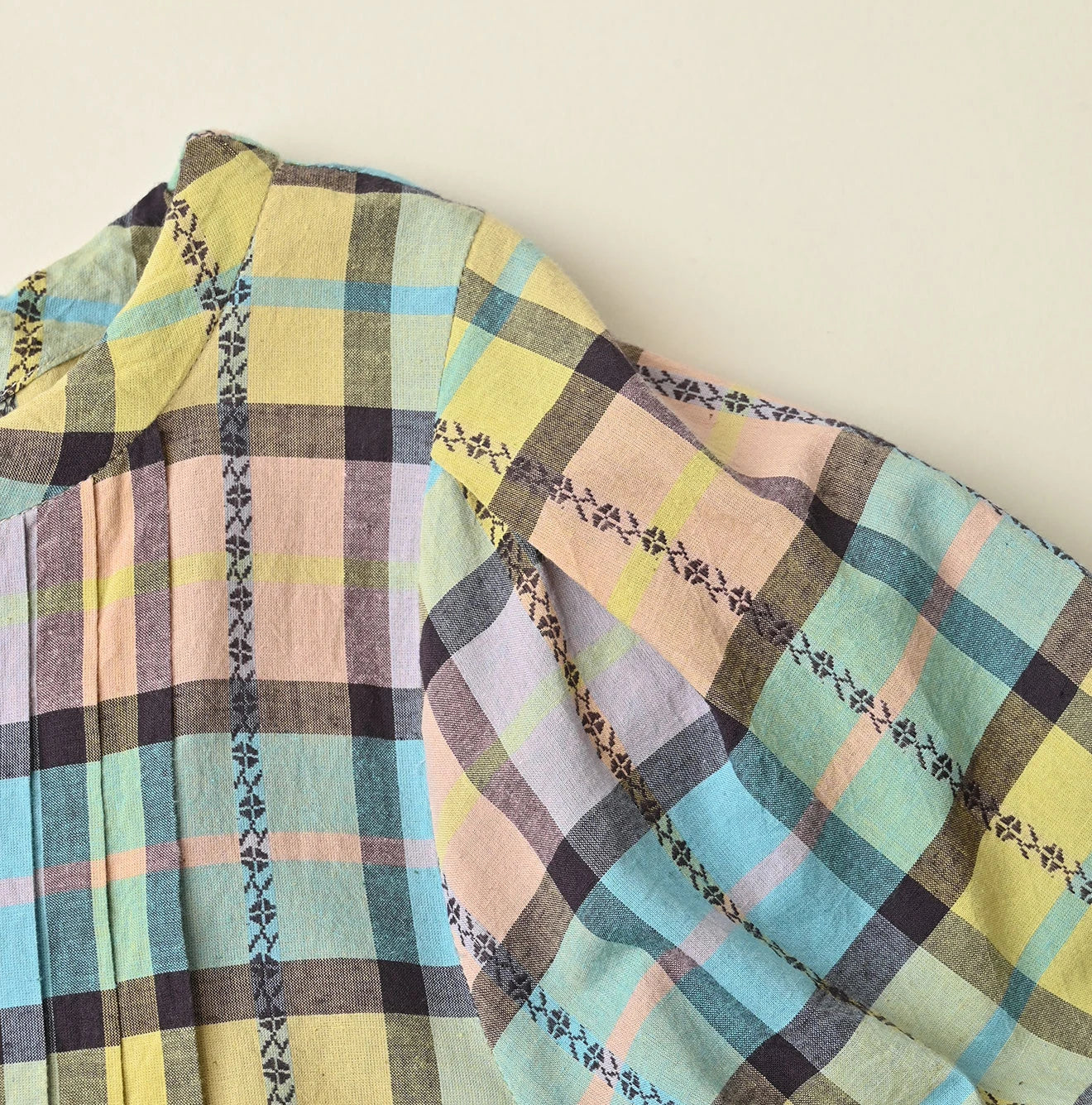 45R Khadi Dobby Tuck Dress - Image 15