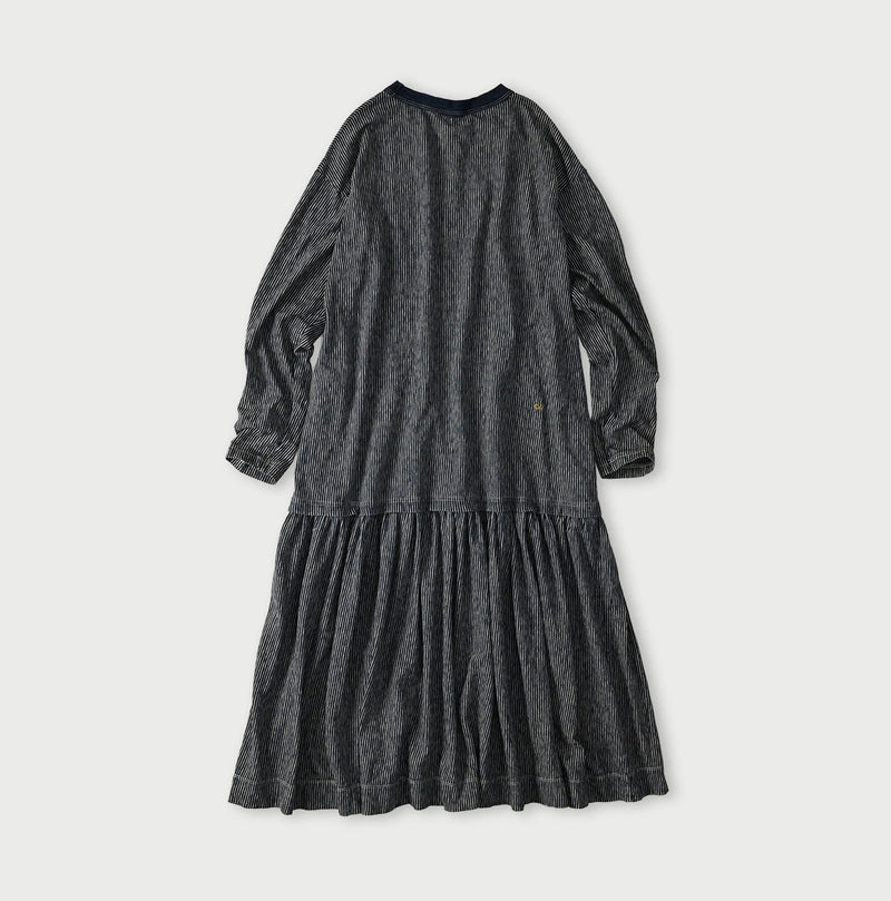 45R Indigo Hickory Tenjiku Dress - Image 12