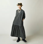 45R Indigo Hickory Tenjiku Dress