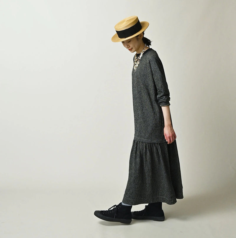45R Indigo Hickory Tenjiku Dress - Image 4
