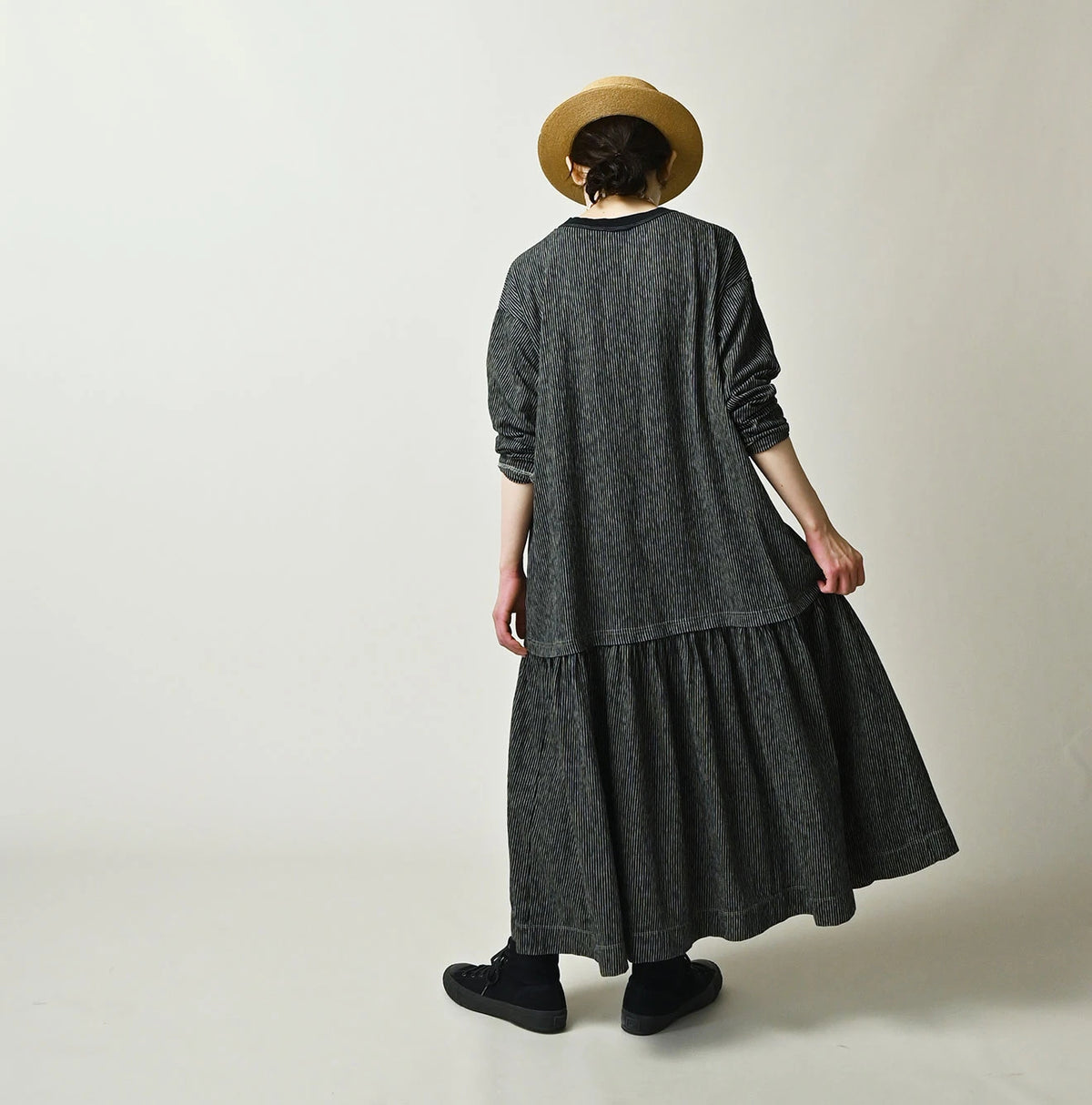 45R Indigo Hickory Tenjiku Dress