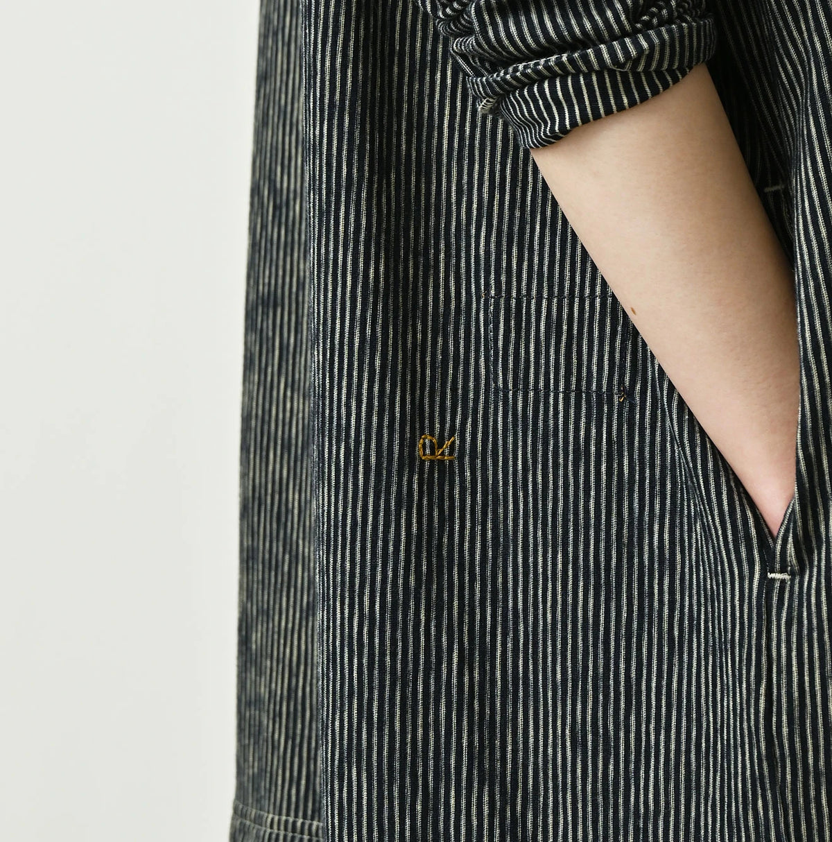 45R Indigo Hickory Tenjiku Dress