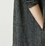 45R Indigo Hickory Tenjiku Dress