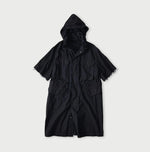 45R Indigo Light Back Sateen Hoodie Dress