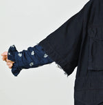 45R Indigo Light Back Sateen Hoodie Dress
