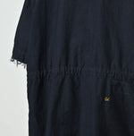 45R Indigo Light Back Sateen Hoodie Dress