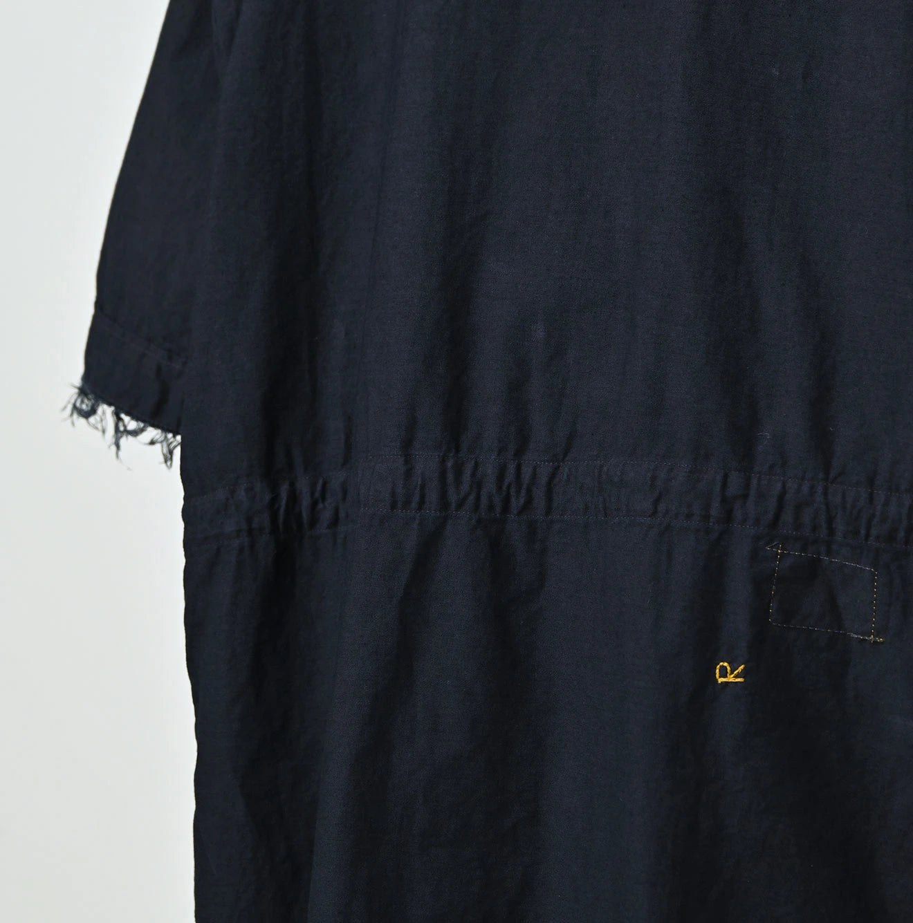 45R Indigo Light Back Sateen Hoodie Dress - Image 11