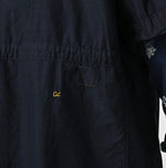 45R Indigo Light Back Sateen Hoodie Dress