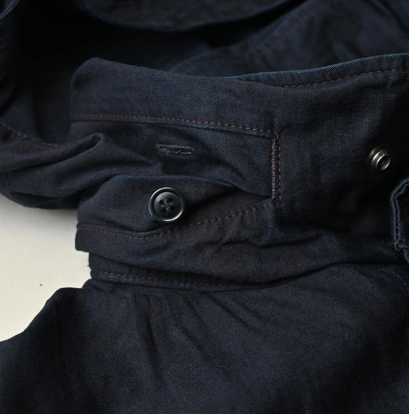45R Indigo Light Back Sateen Hoodie Dress - Image 16