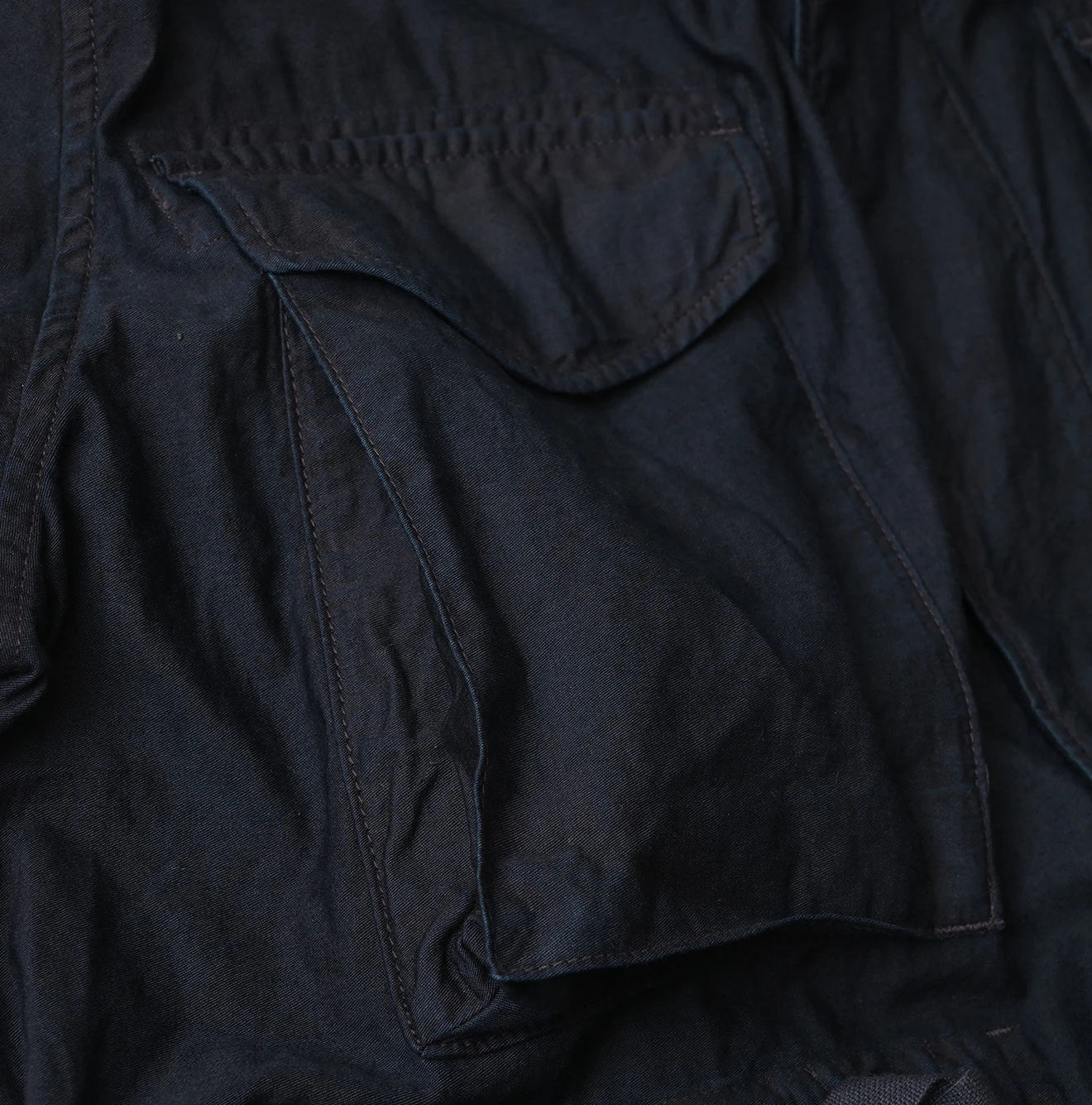 45R Indigo Light Back Sateen Hoodie Dress - Image 19
