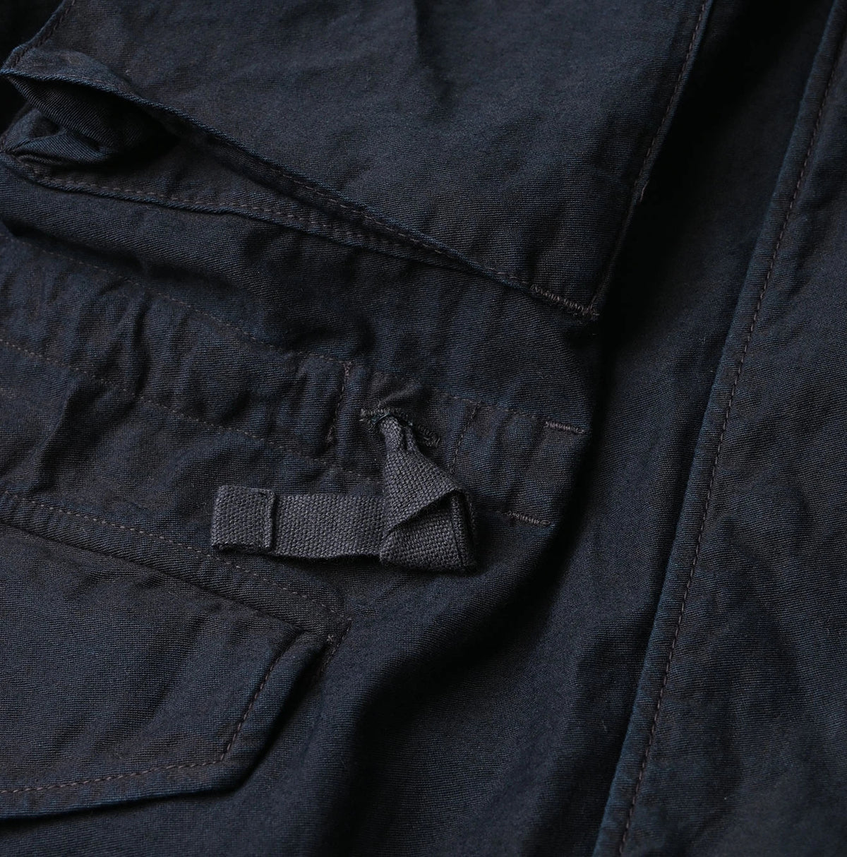 45R Indigo Light Back Sateen Hoodie Dress