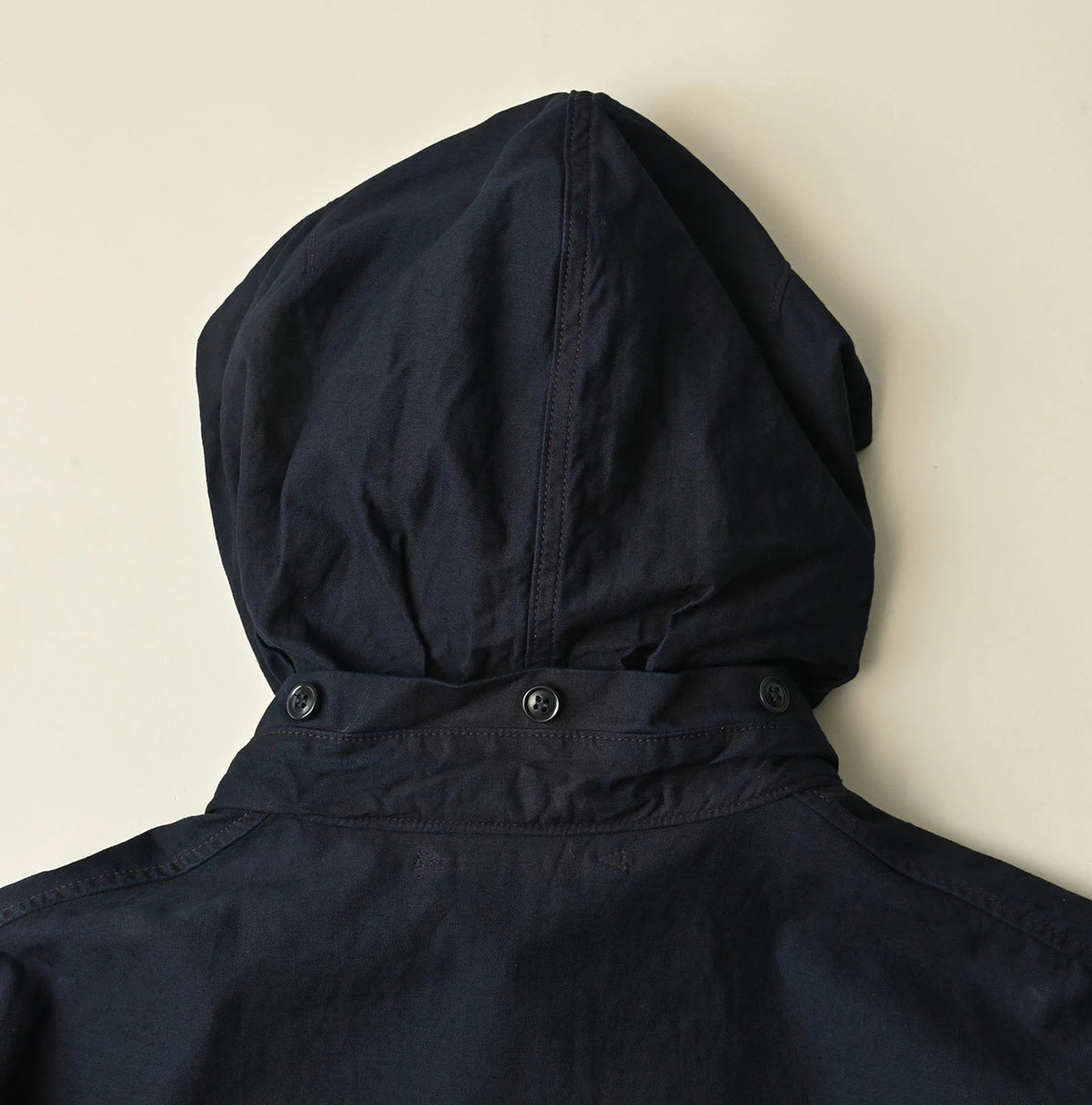 45R Indigo Light Back Sateen Hoodie Dress