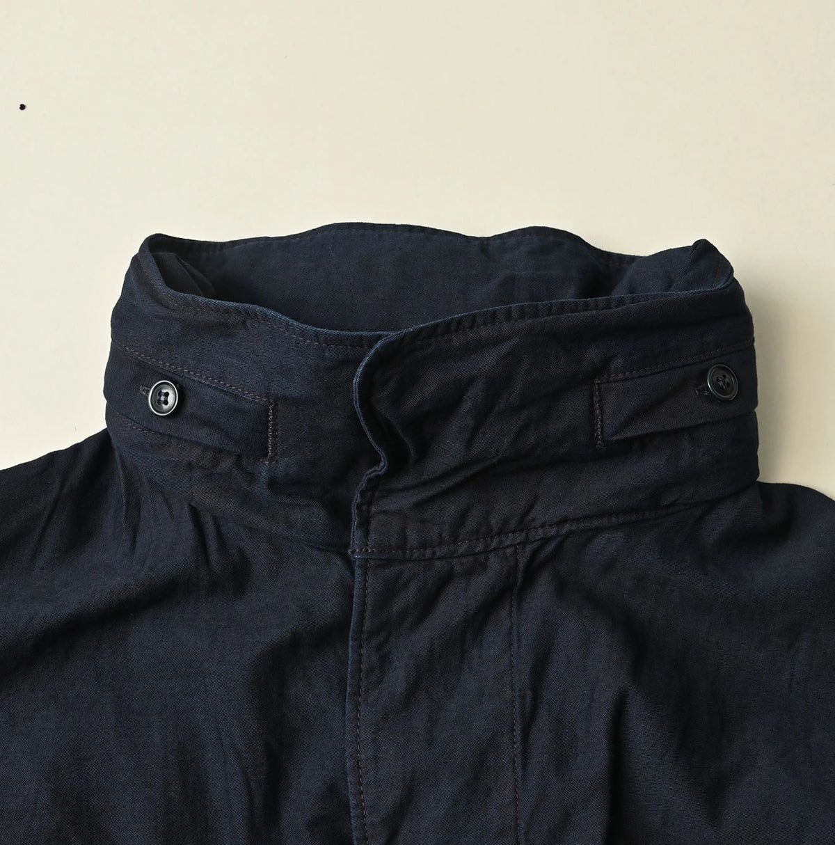 45R Indigo Light Back Sateen Hoodie Dress