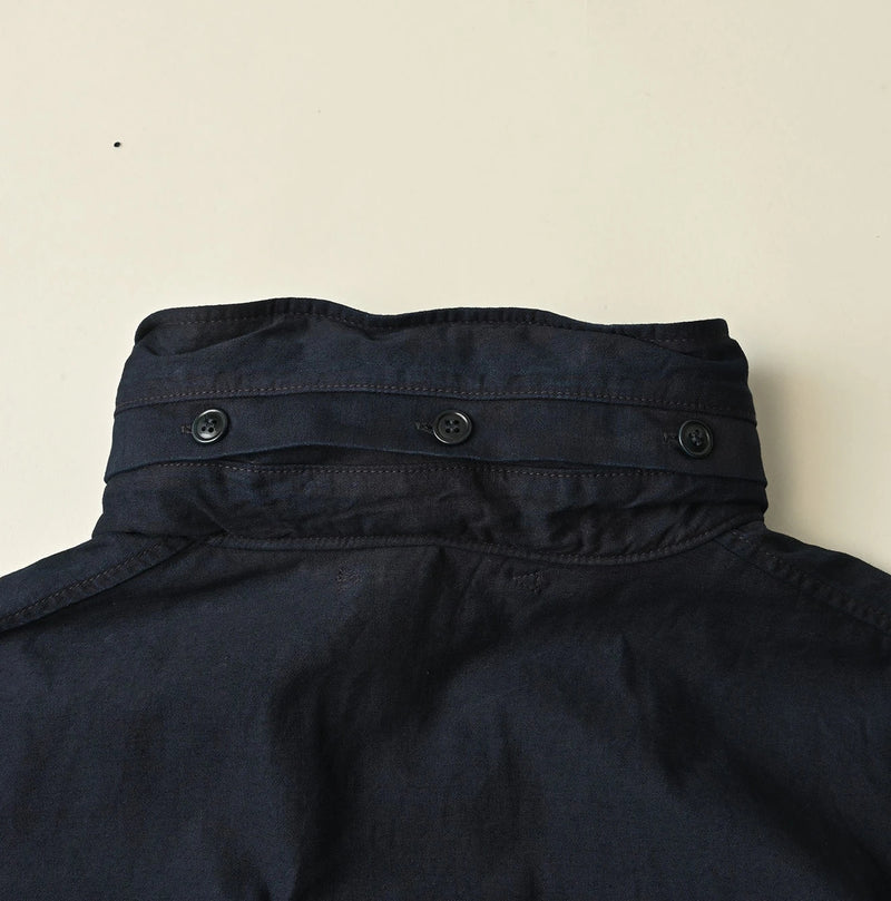 45R Indigo Light Back Sateen Hoodie Dress - Image 26